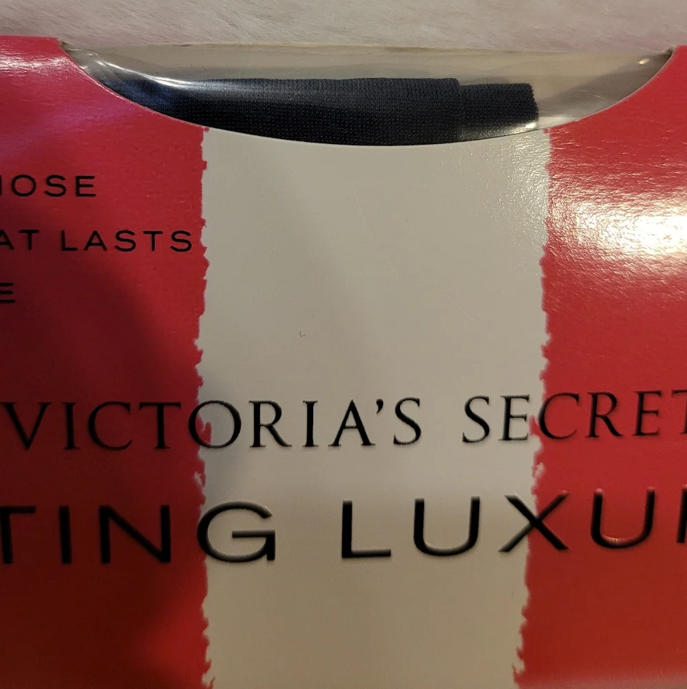 Victoria's Secret Lasting Luxuries Control Top Pantyhose Set of Two Size S New